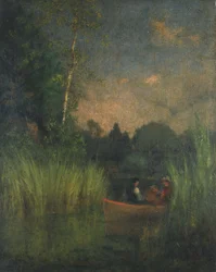 Abenddämmerung im Schilf (Alexandria Bay)